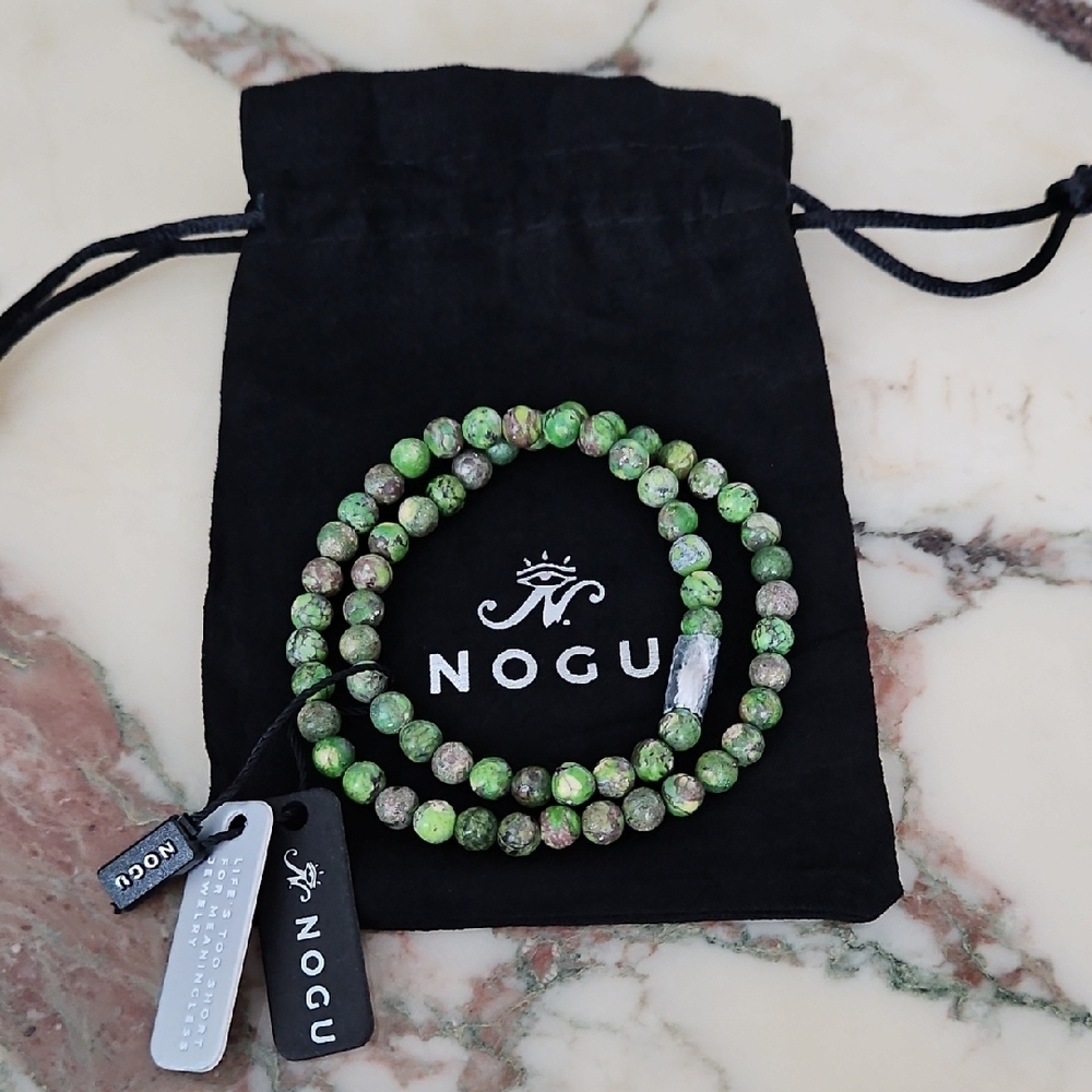 NOGU Green Beaded Bracelet